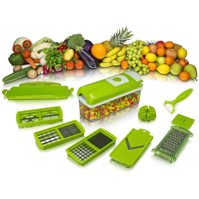 Vegetable Slicer Chopper 12 In 1 Nicer Dicer Plus