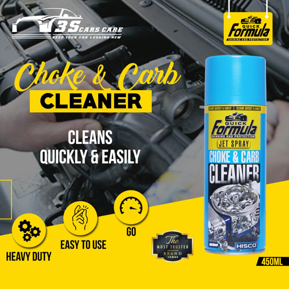 Formula Hisco Carburetor & Choke Cleaner - 450ml