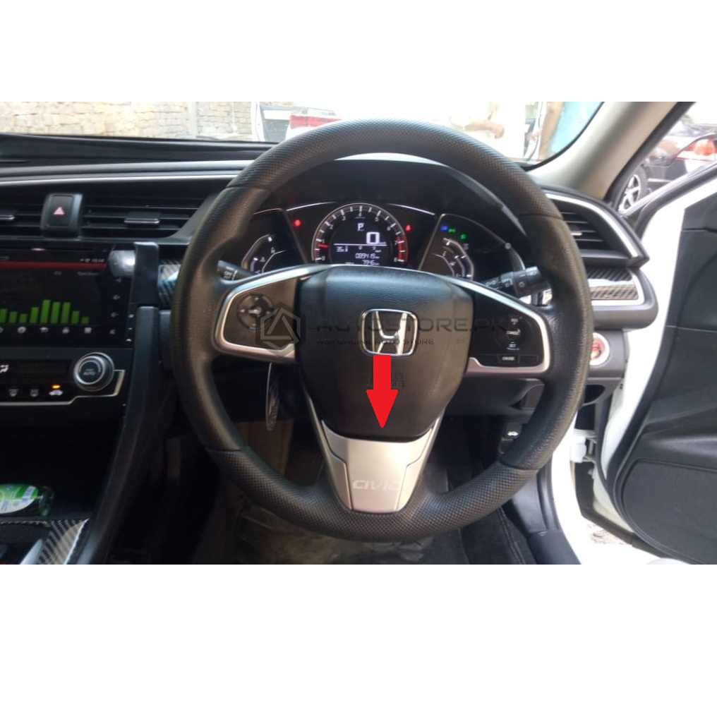 Honda Civic Steering Chrome Trim 2016-21