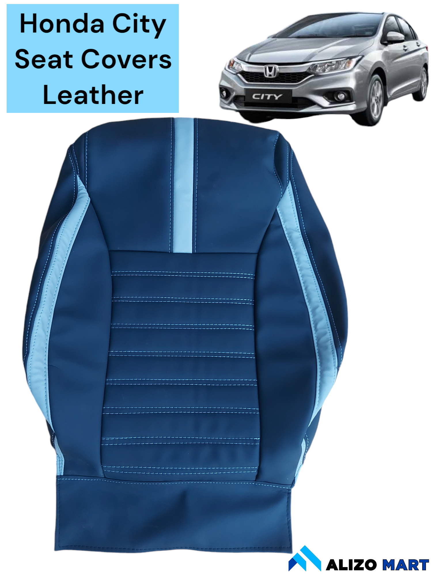 Honda City Type R Black Seat Covers-2021-22