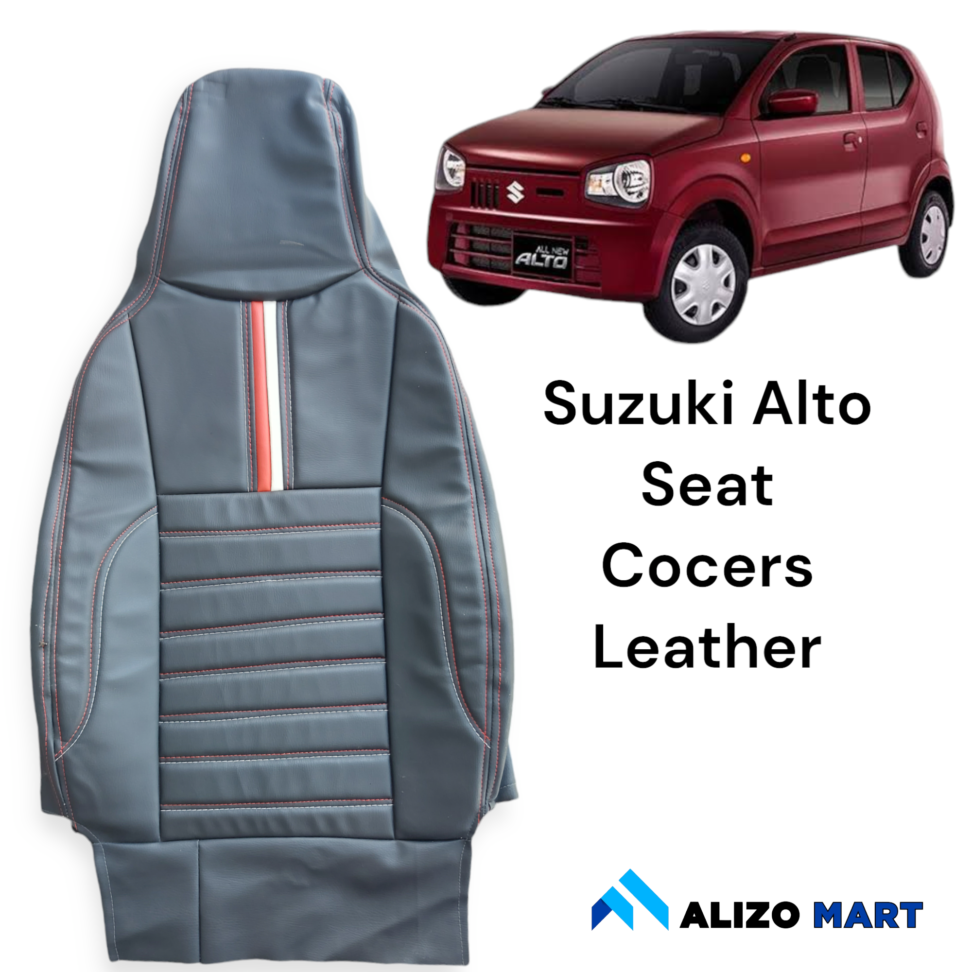Suzuki Alto Seat Covers Black Type R Style 2019-25