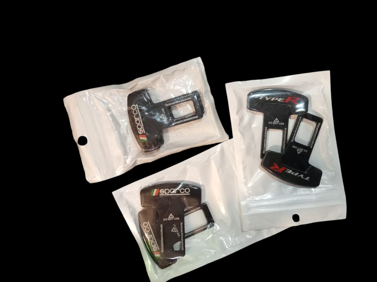 Seat belt clips alarm stopper