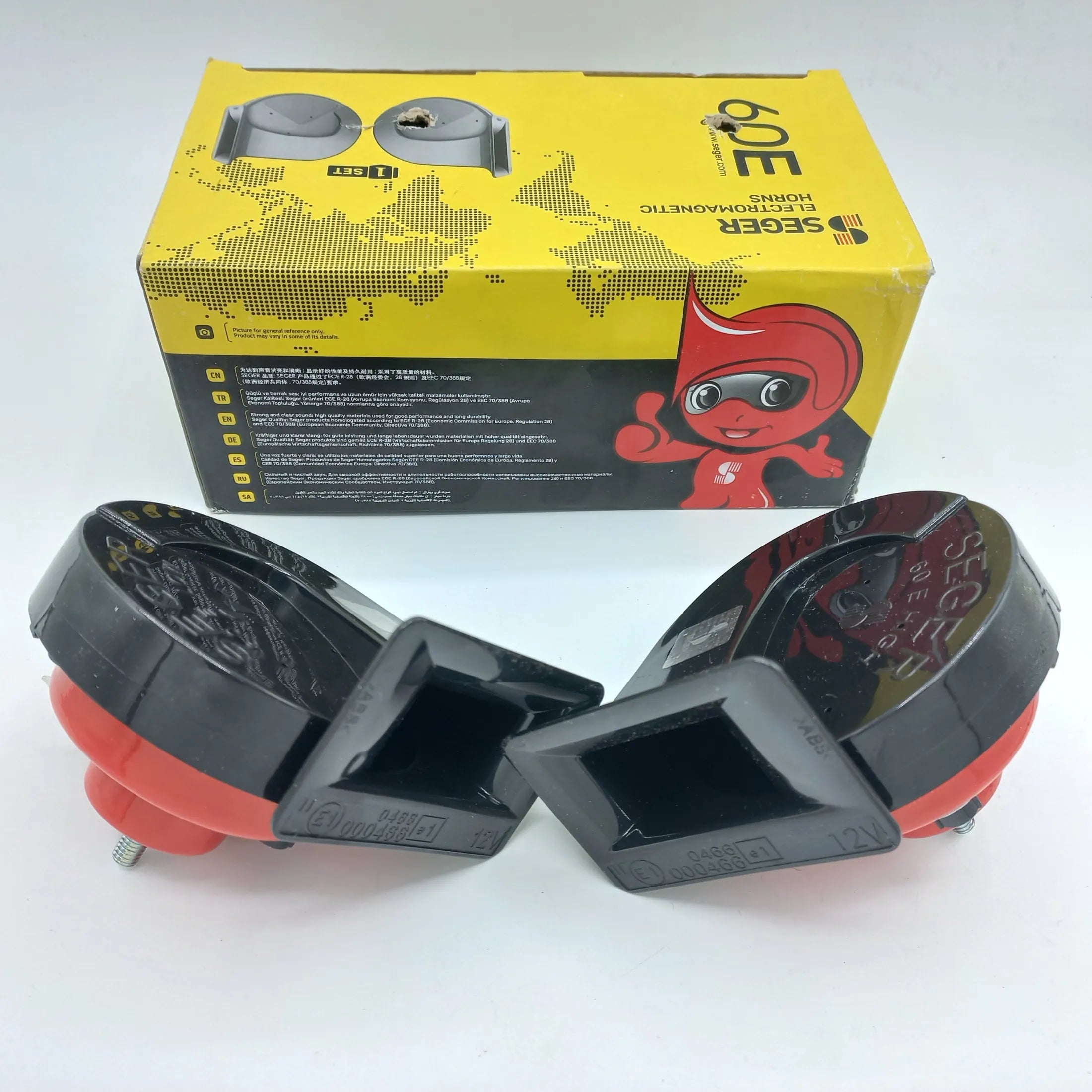 Original SEGER 60E Electromagnetic HORNS -Pair-